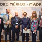 Enrique Valero de Abadia Retuerta, Víctor Alonso Vicepresidente de la Diputación de Valladolid, Alberto López Soto – Secretario de AEMEES, Manuel Llamas – Viceconsejero de Economía de la Comunidad de Madrid, Gema Sanz de Madrid Network y José Manuel Candela- Director de la Territorial Centro del Banco Sabadell.