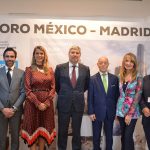 Elsa García Núñez – Vicepresidenta AEMEES, José Miguel Moraga – Director General de Solarig, Ángela de Miguel Sanz – Presidenta AEMEES y Presidenta CEOE Valladolid, José Antonio Bodega, CEO Grupo BA, José Manuel Candela – Director Comercial de la Territorial Centro del Banco Sabadell, Gema Sanz de Madrid Network y Alberto López Soto – Secretario Aemees.